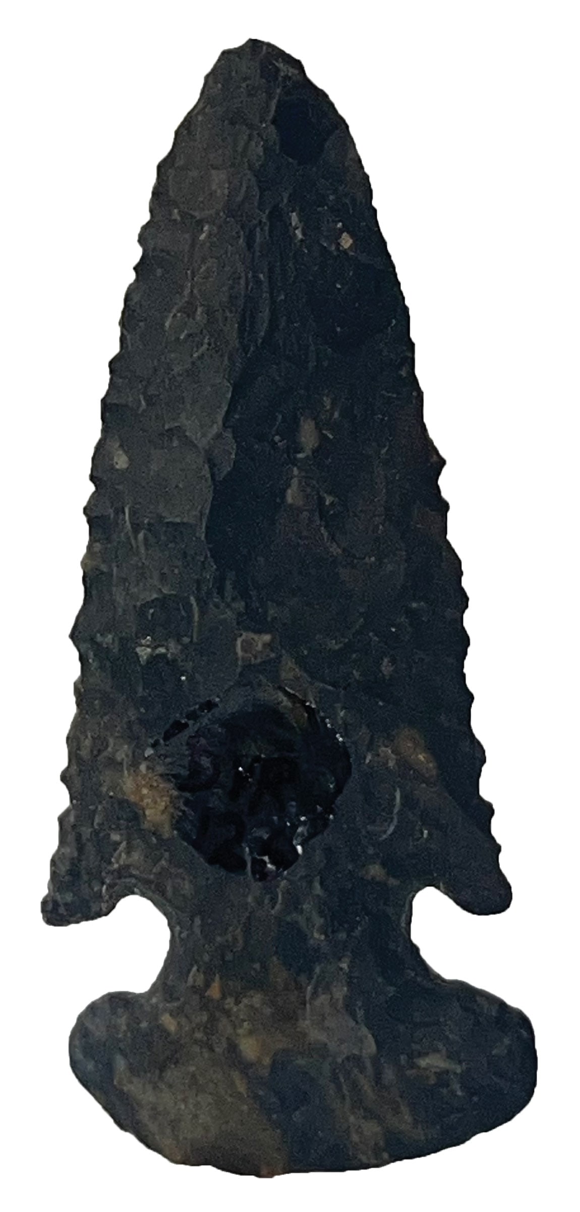 3 3/8" Thebes Point. Mercer Chert. OH. Davis and Rogers COAs. (1 of 4)