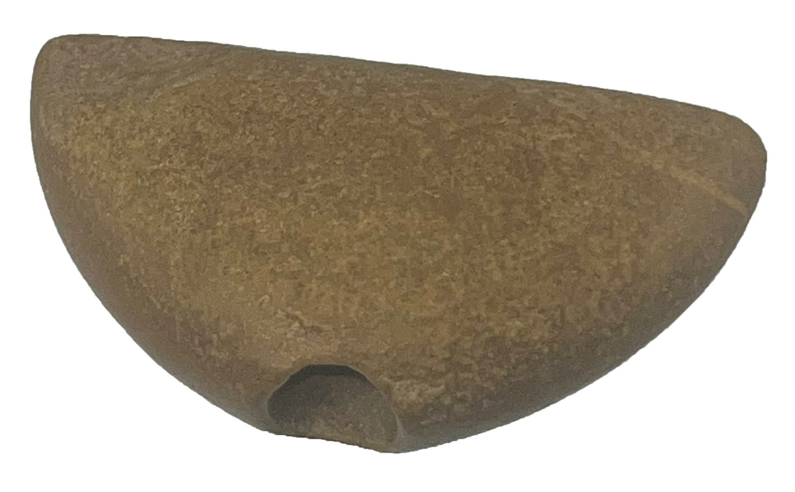 2 7/8" Crescent Bannerstone. Tan Quartz. Ohio. Pictured WW# 11. Davis COA. (1 of 7)