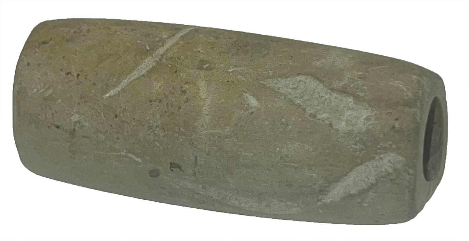 3 1/8" Tube Bannerstone. Has several plows scars. Pictured WW #11. (1 of 7)