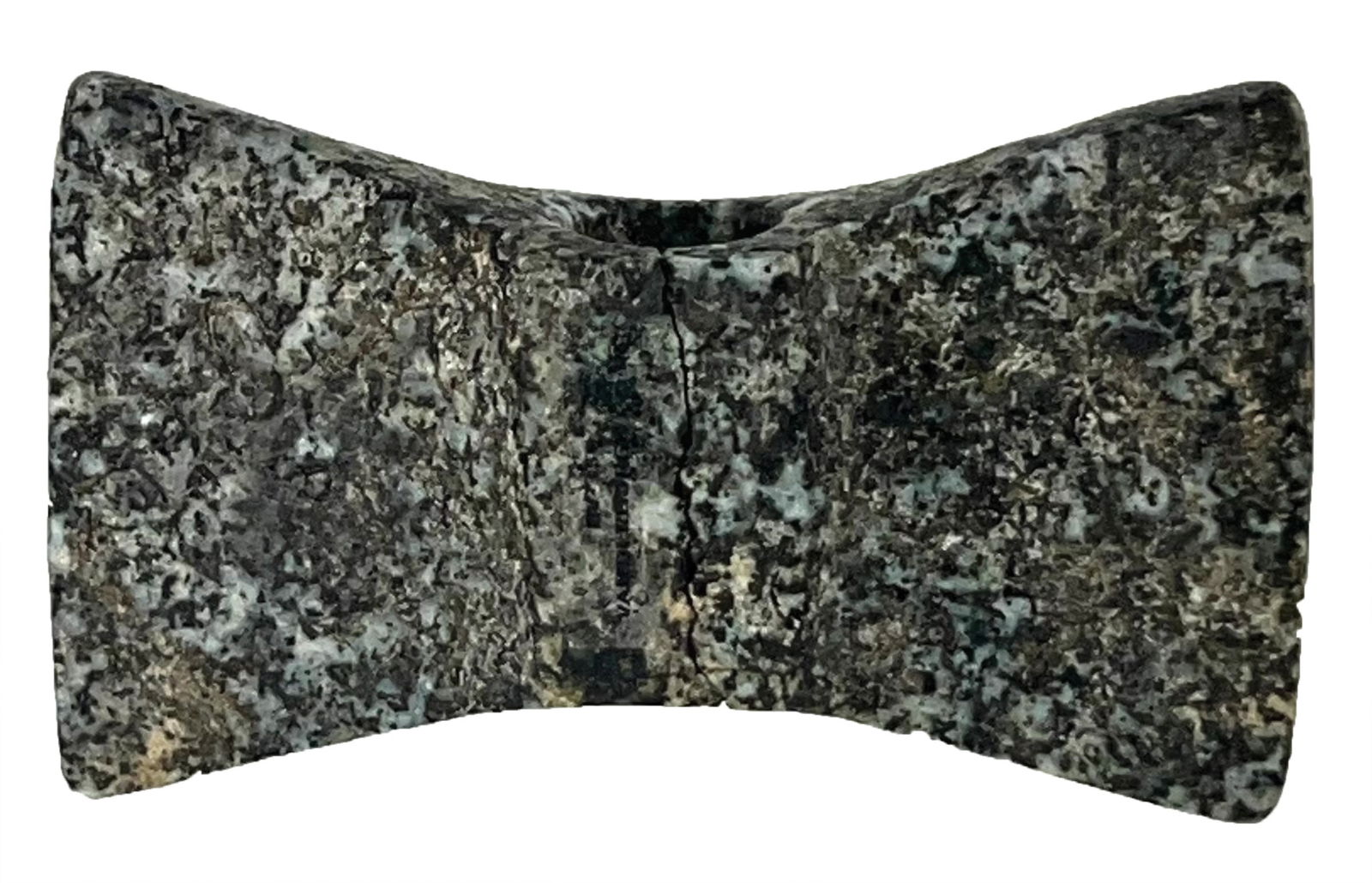 3 5/8" Wisconsin Winged "bowtie" Bannerstone. Dickey Coa. Auction