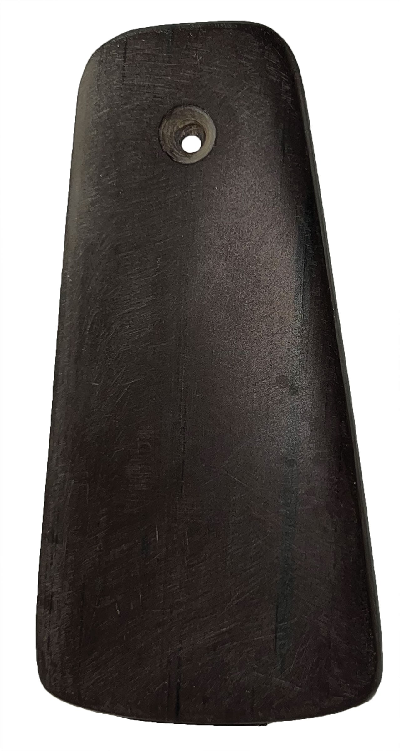 3 5/8" Adena Pendant. Slate. Meade County, KY. Found by Harvey Lindley. (1 of 2)