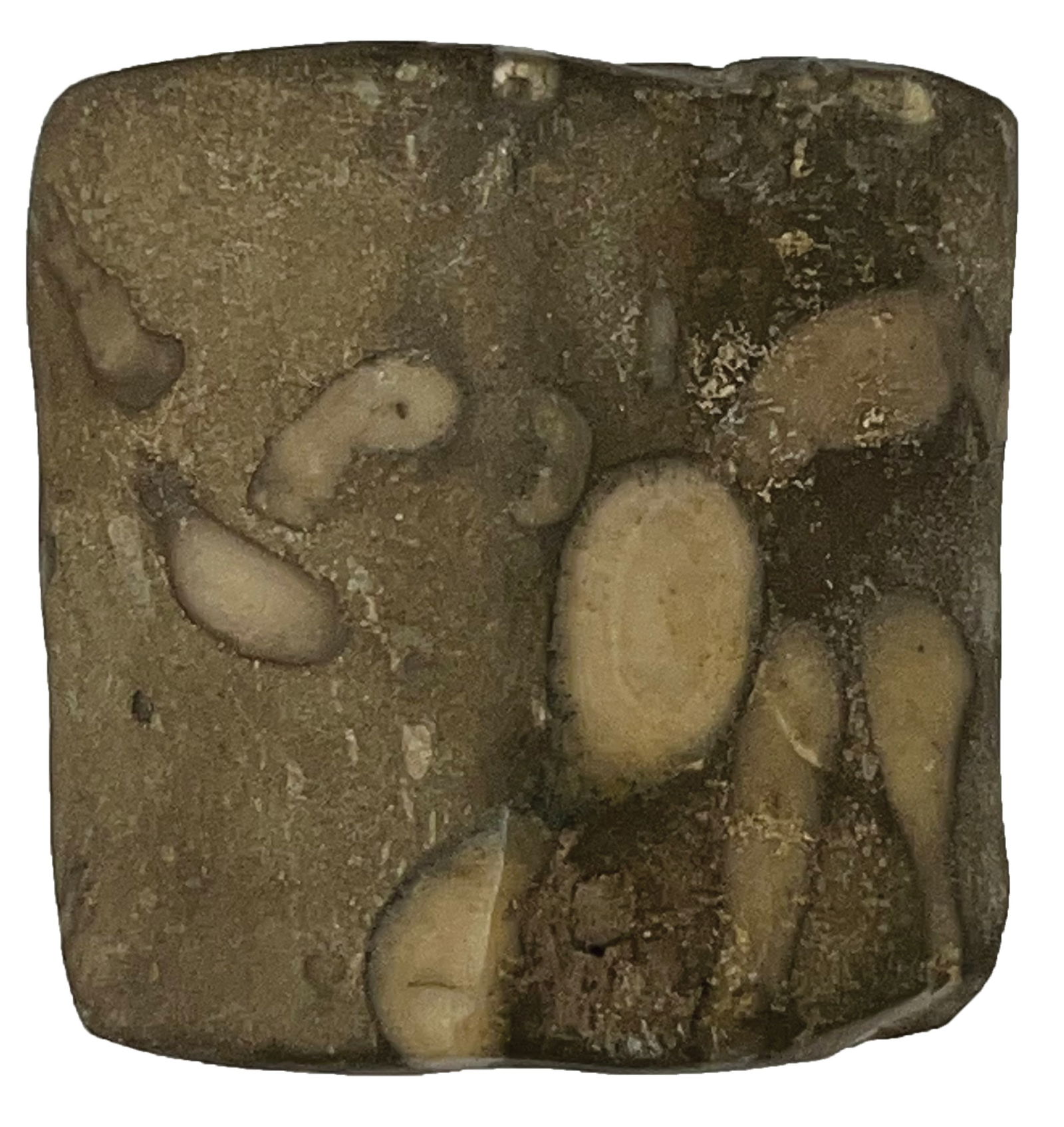 2 9/16" Unfinished Bannerstone. Rush County,IN. Ex Dale Rector. (1 of 4)