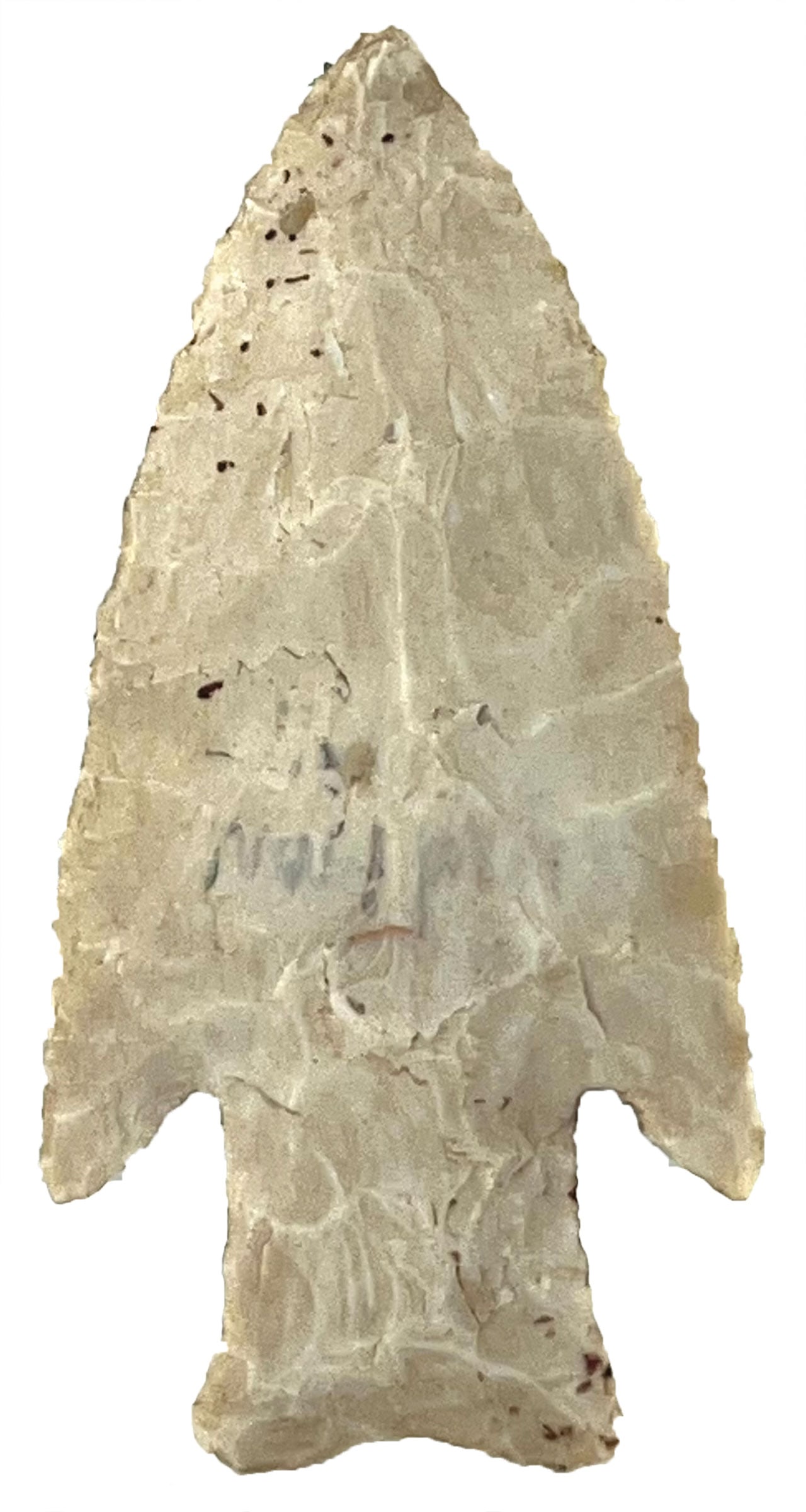 3 1/2" Hardin. Burlington Chert. Madison Co, IL. Copy of a Perino COA. (1 of 3)