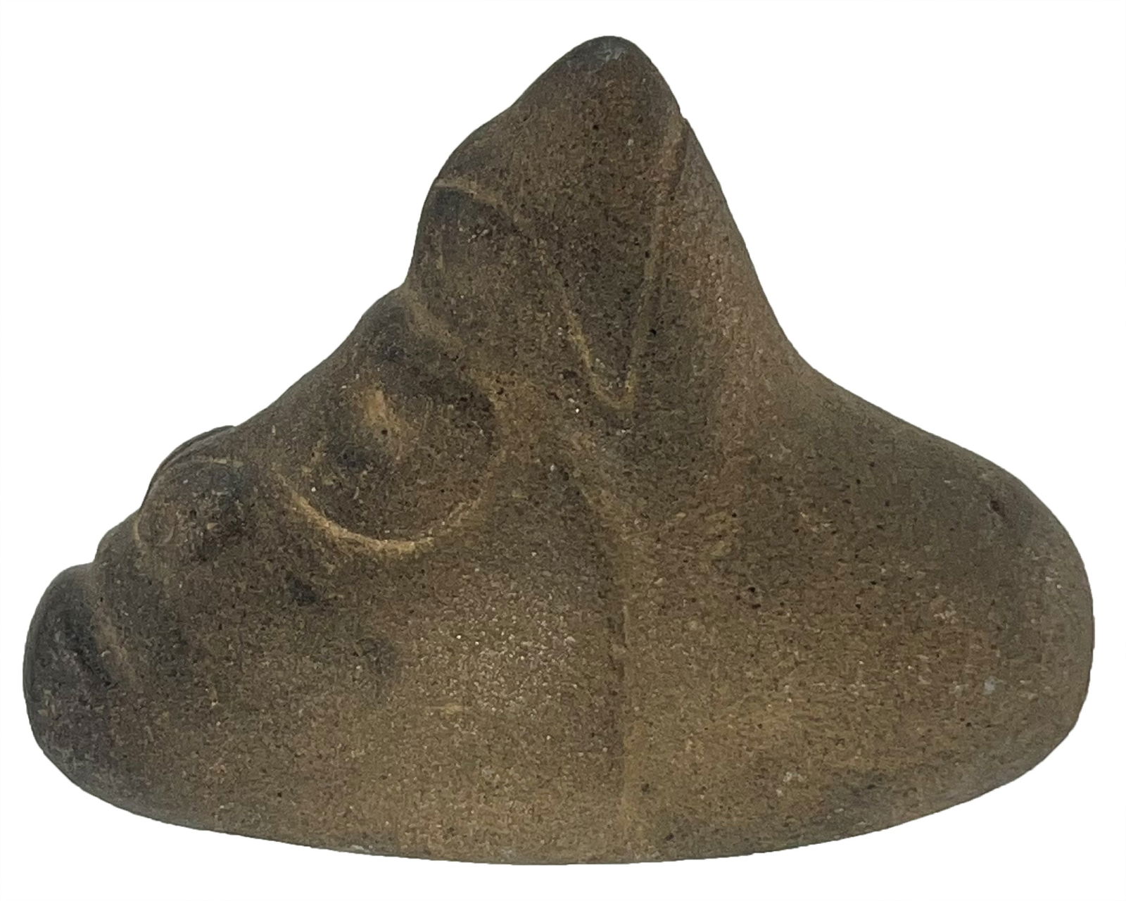 6" Taino Three Pointer Effigy Stone. Hispaniola. Ex Palmer Jarvis. (1 of 5)