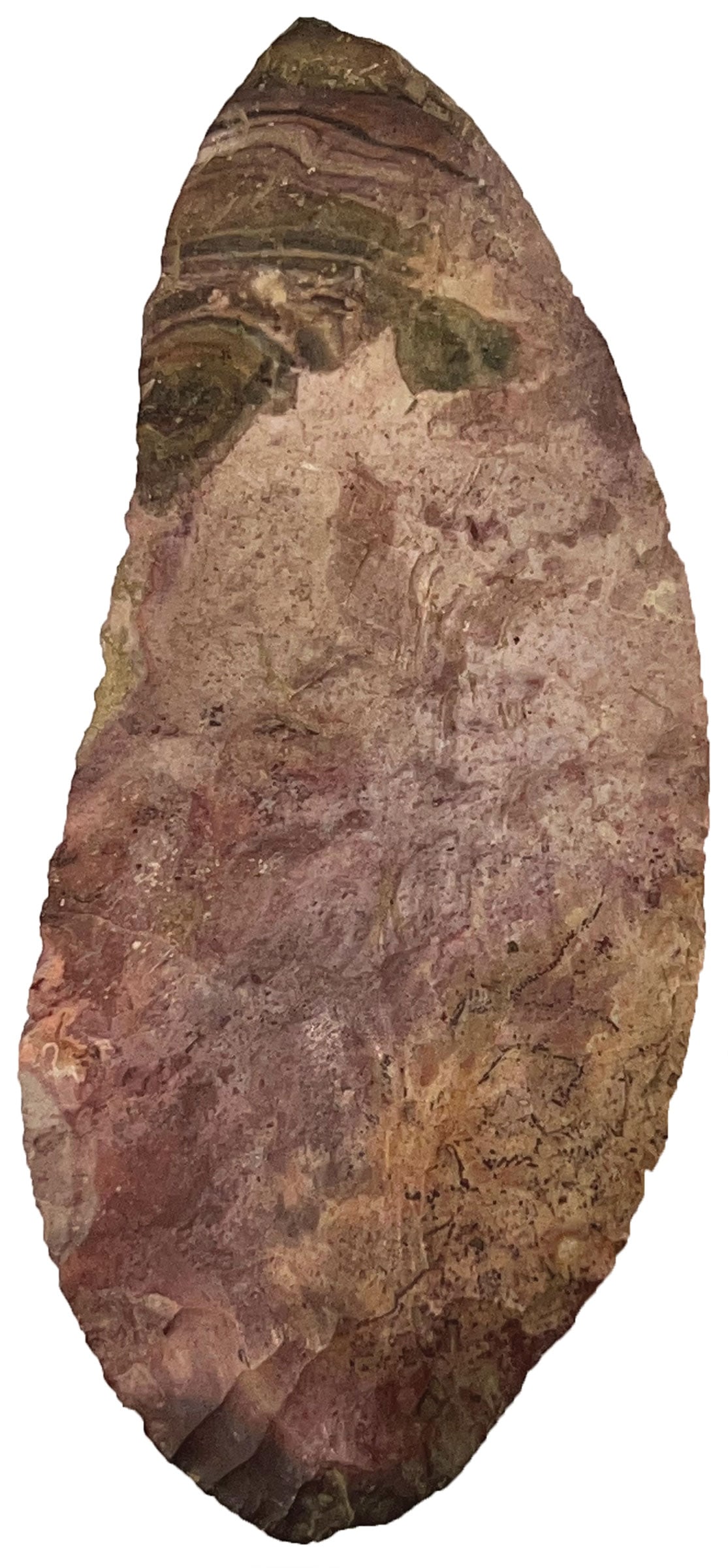 7 1/2" Skinning Knife. Colorful Burlington. Central Missouri. (1 of 2)