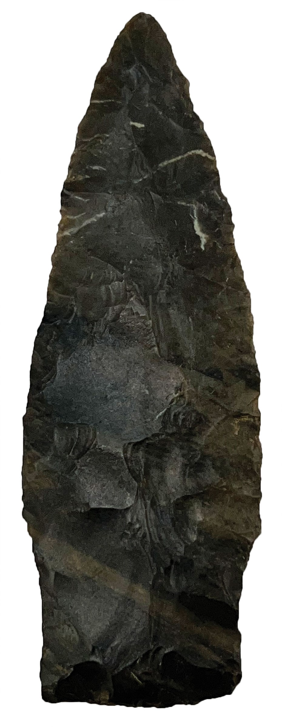 4 1/2" Early Stemmed Lanceolate. Spencer County, IN. Copy of Partain COA. (1 of 3)