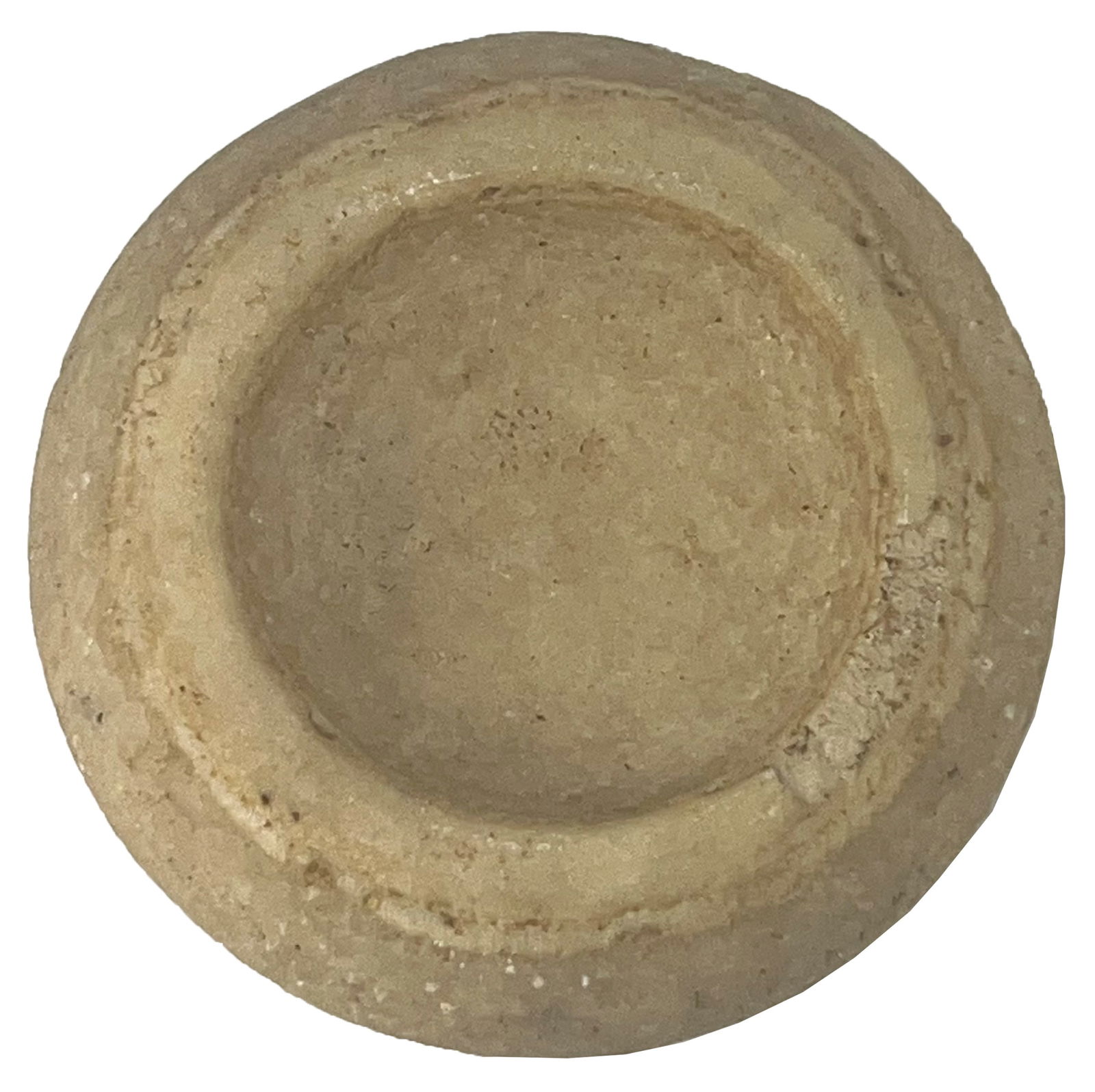 3 1/2” White Quartz Discoidal. Illinois. Ex Wilson Collection. (1 of 3)