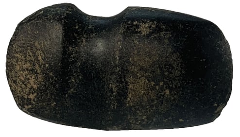 4 3/4” Axe. Black Material. Kentucky. Ex Stan Ryland.