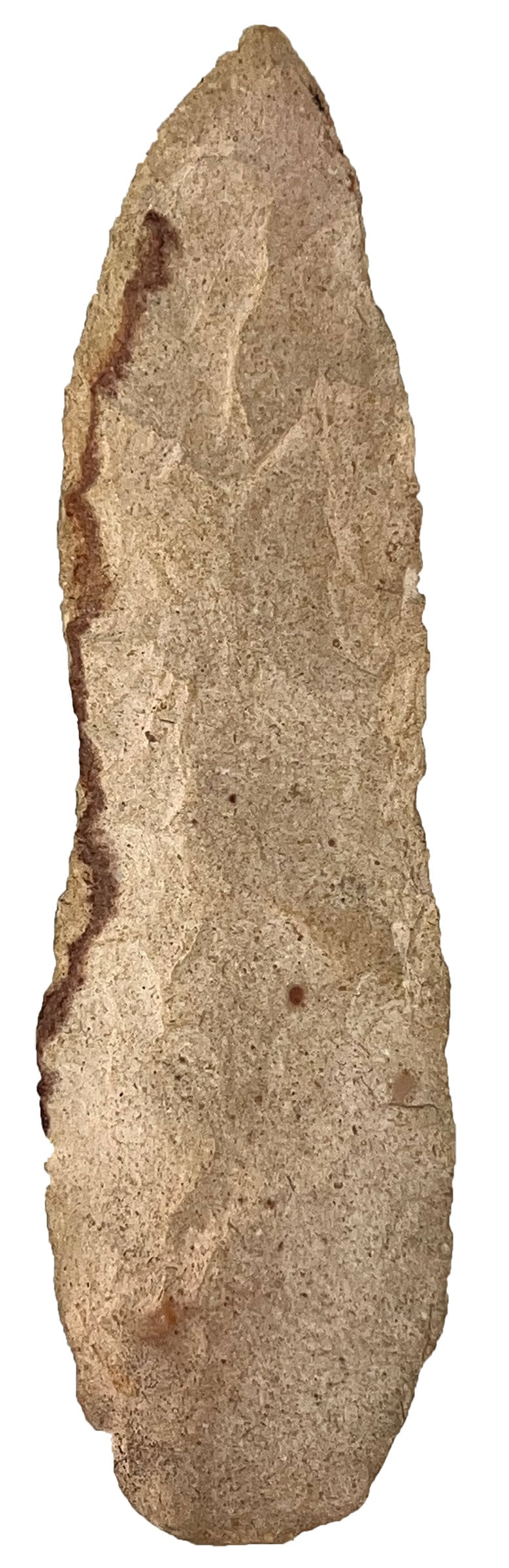 7 7/8” Late Archaic Knife. Missouri. Ex Terry Allen. Motley COA. (1 of 3)