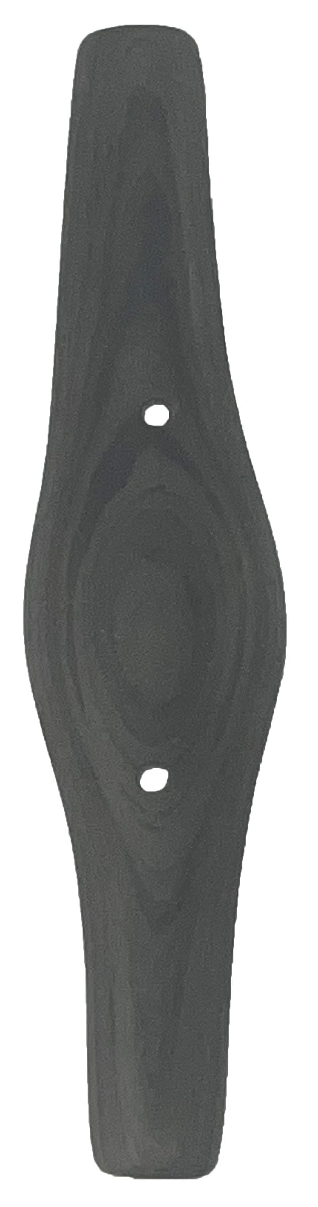 6” Expanded Center Gorget. Slate. Indiana. Ex Brandon Vanderver. (1 of 2)