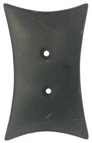 4 3/4” Reel Gorget. Slate. Has good Polish. Ohio. Ex Jan Sorgenfri.