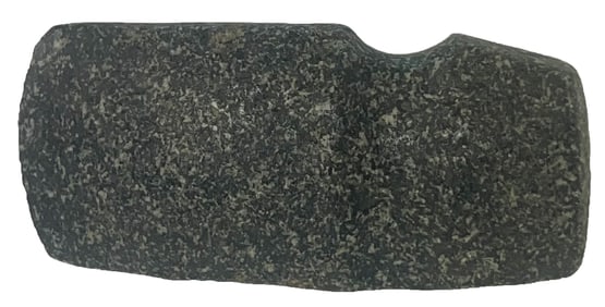 4 3/16” Nice 3/4 Groove Axe. Missouri. Diorite. Ex Floyd Ritter.