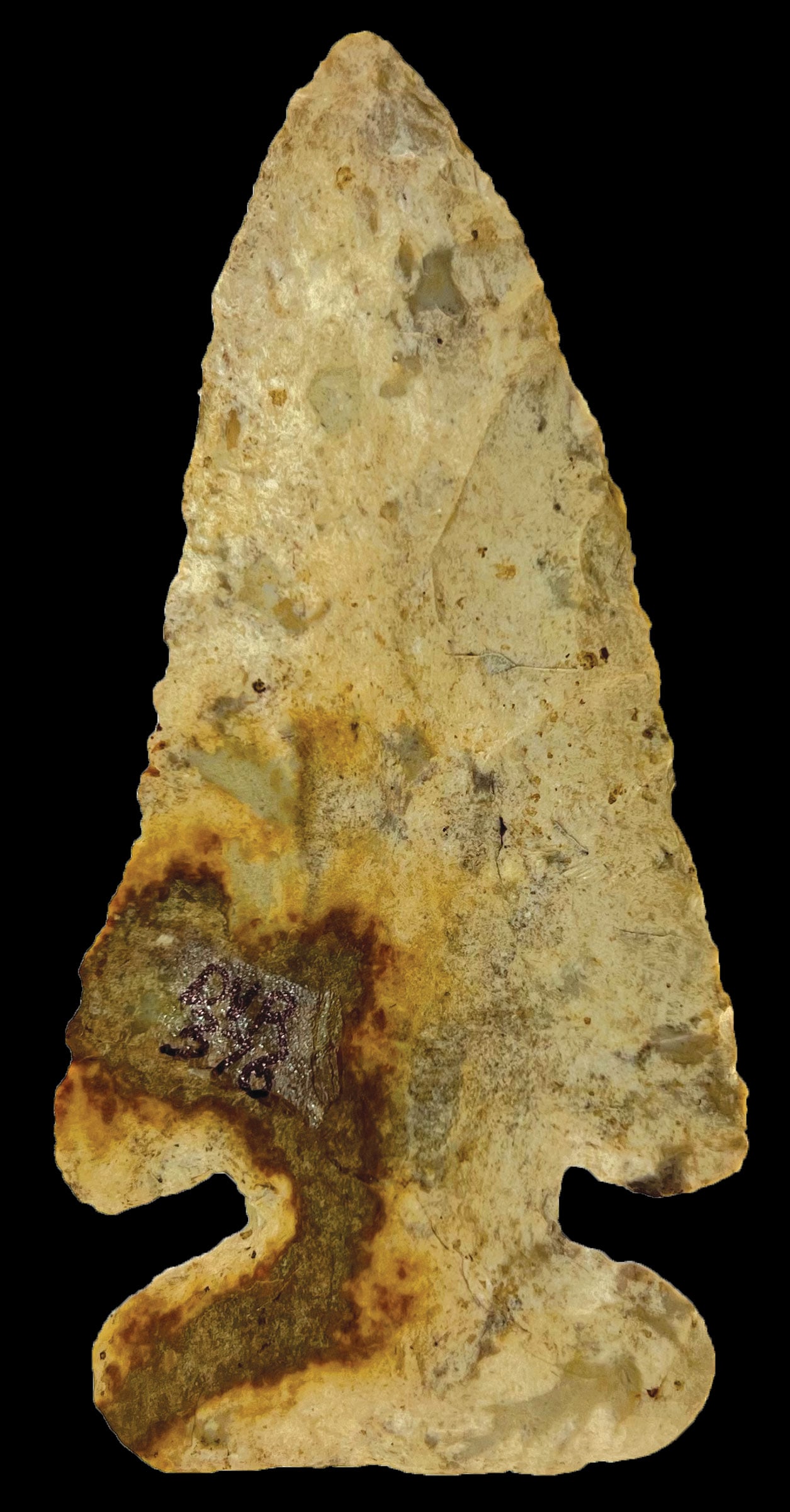 4 1/4” Thebes. Burlington Chert. Illinois. Ex Dale Rector. (1 of 2)