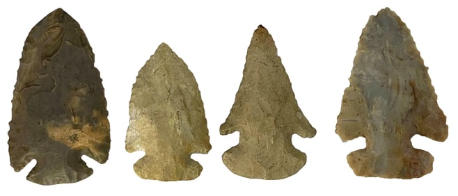 4 Nice Variety of Kentucky Points. Ex Dale Rector.