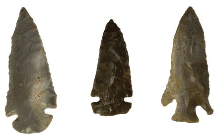 3 Wonderful old Examples of Kentucky Points. Ex Dale Rector.