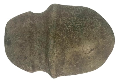 7 5/8” Full Grove Axe. Hardstone. Ex Dale Rector. Bennett COA.