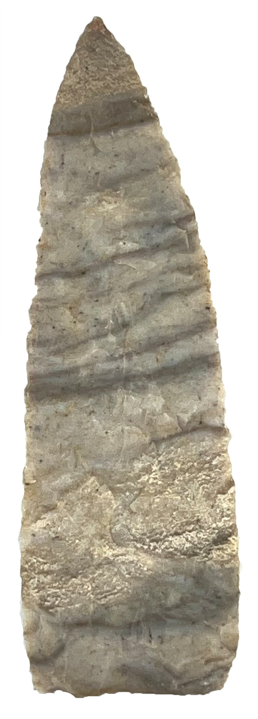 4 1/2” Stanfield. Upper Mercer Chert. Ohio. Davis G10 COA. (1 of 3)