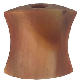 2 3/4” Hourglass Bannerstone. Quartz. Southern Indiana. Ex Joh Mort. Putty G9 COA.