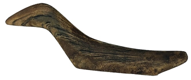 5 11/16" Slate Birdstone. Indiana. Ex Randy Ridenour. Putty COA.