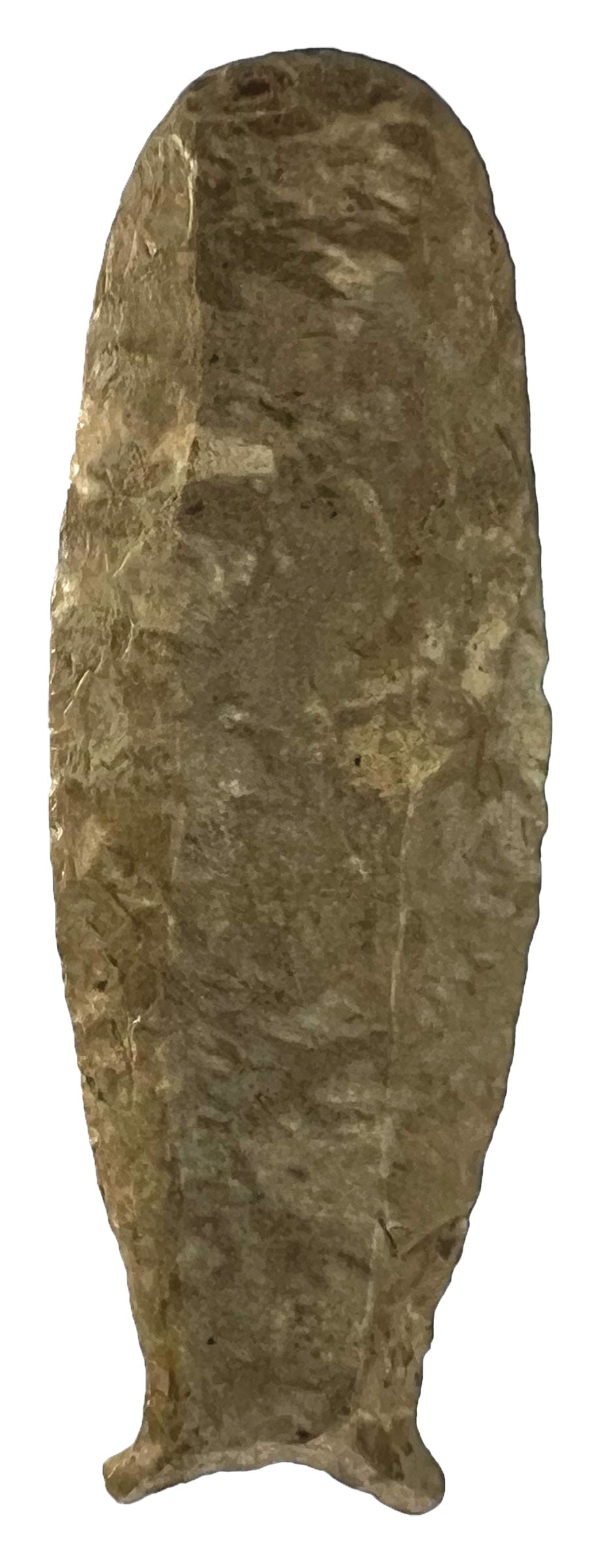 3 1/2" Cumberland. Fort Payne Chert. Ex Dale Rector. (1 of 2)