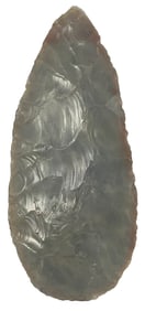 4 1/4" Hopewell Blade. Flintridge. Ohio. Ex Terry Newell Collection.