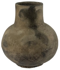 7 1/4" Mississippian Grayware Jar. Kentucky. Ex Dale Rector.