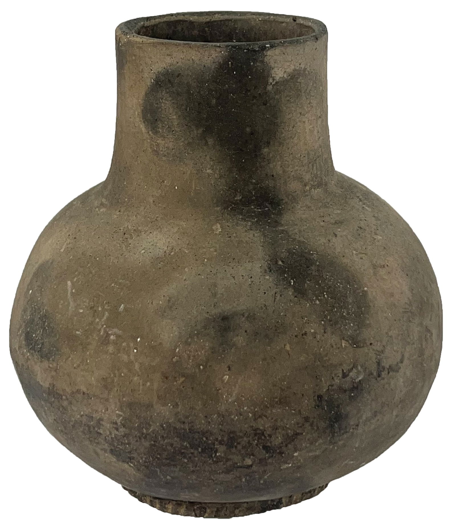 7 1/4" Mississippian Grayware Jar. Kentucky. Ex Dale Rector. (1 of 7)