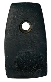 2 3/4" Tallied Pendant. Slate. Van Wert County, Ohio.