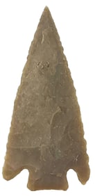 4" Little River Point. Very Colorful Chert. Arkansas. Motley COA.