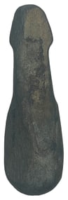 12 1/4" Greenstone Spud/Spatulate. Ex Don Boudeman, Floyd Ritter.