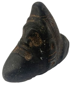 7 7/8" Zemi 3 Pointer Two Face. Dominican Republic. Ex Bruce Grandee.