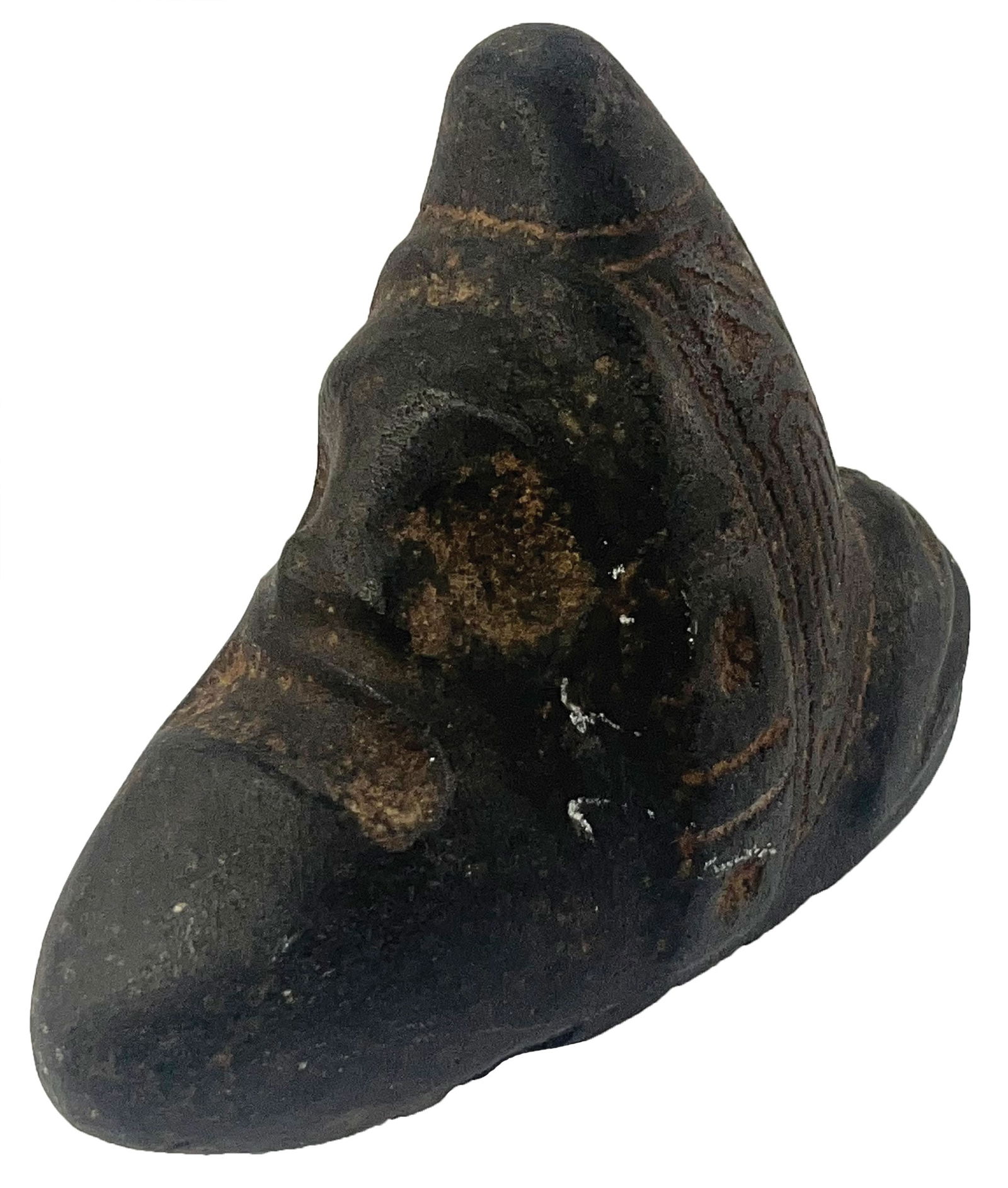 7 7/8" Zemi 3 Pointer Two Face. Dominican Republic. Ex Bruce Grandee. (1 of 4)