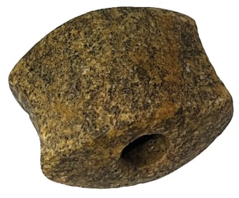 1 13/16" Bannerstone. Granite. Illinois. Bennett COA.