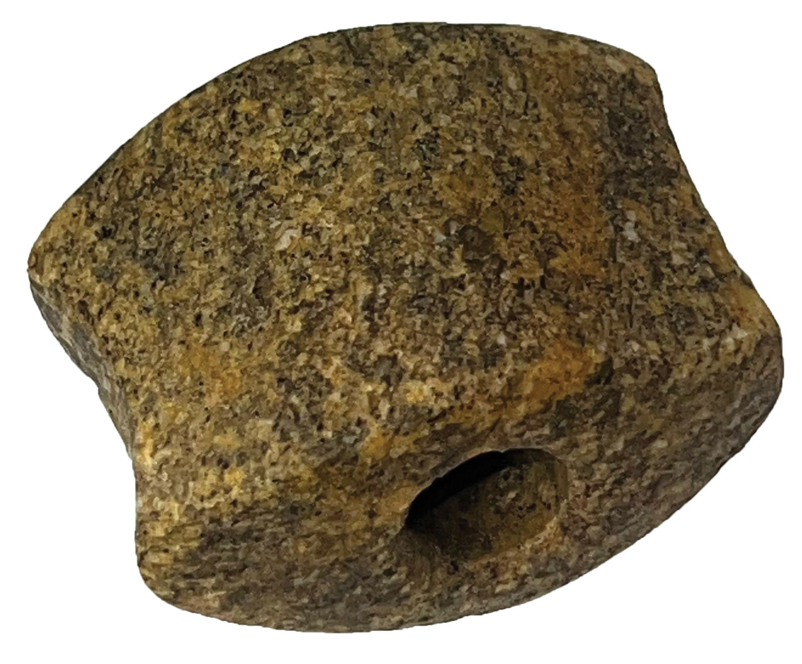 1 13/16" Bannerstone. Granite. Illinois. Bennett COA. (1 of 6)