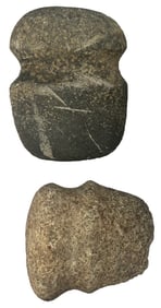 2 Axes. 3 1/2" and 4 1/4" Field grade axes. Indiana. Ex Dave Young.