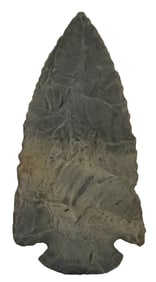 2 3/4" Clipped Wing Dovetail. Ohio. Ex Col. Raymond Vietzen. Davis COA.