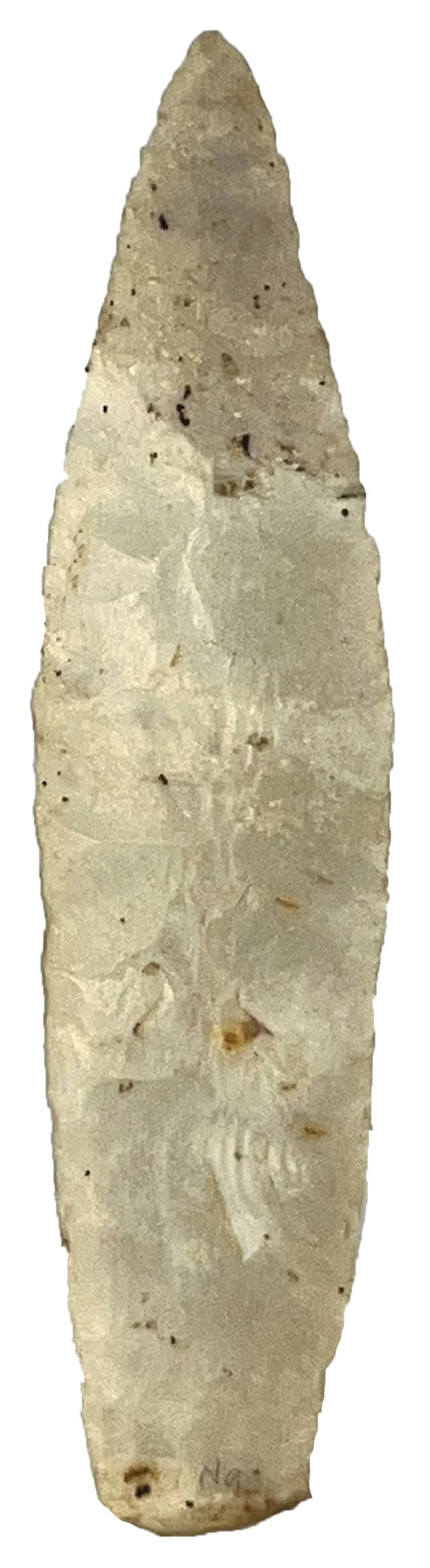 4 3/4" Agate Basin. Burlington Chert. Illinois. Ex Nichols, Ward and Filbrandt. (1 of 2)