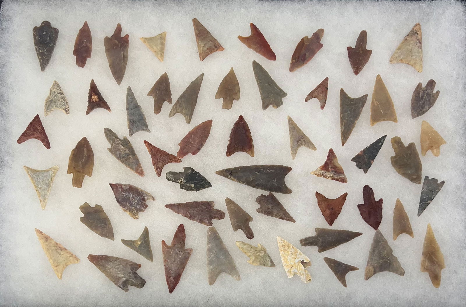 55 Bird Points. Variety of types and materials. Ex Jeff Hunt. (1 of 1)