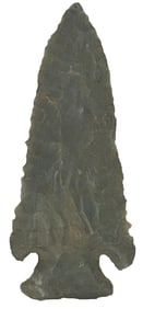 3 1/2" Hopewell Point. Hornstone. Indiana. Ex Fred McQuire and Larry Swann.