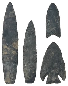 Great sampling of Menolite Chert. 2 1/4" to 5 1/2". Ex Anthony Farrow.