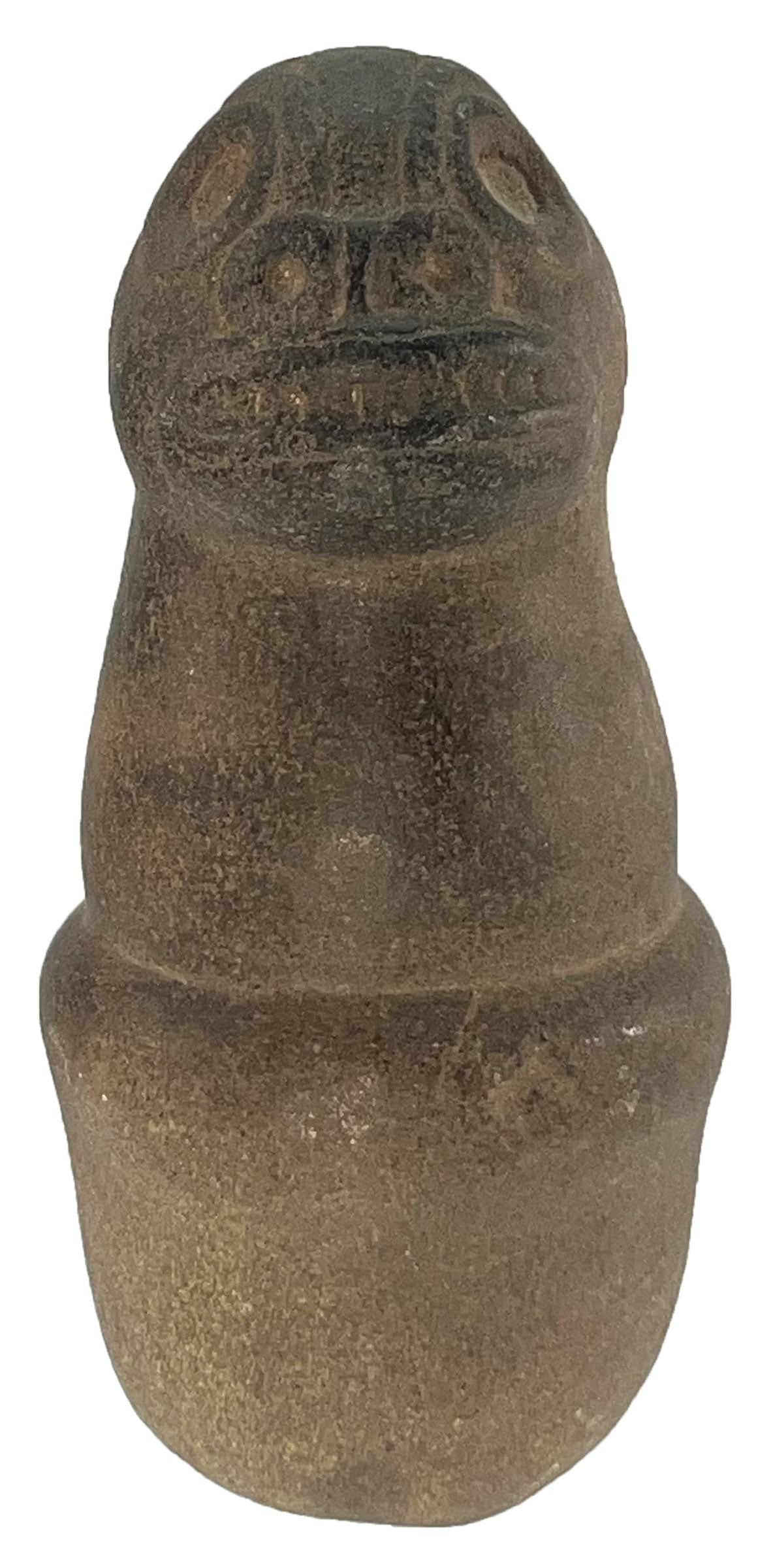 6 1/2" Pre-Columbian Stone Taino Figure. Hispaniola. Ex Palmer Jarvis. (1 of 4)