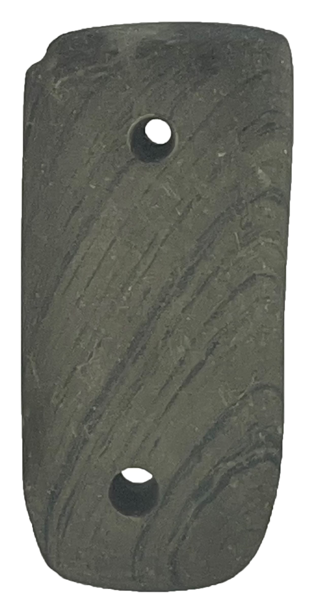 3" Slate Two Hole Gorget. Indiana. Ex Wally Zollman. (1 of 1)