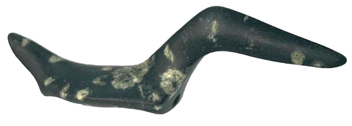 5 3/4" Porphyry Birdstone. Indiana. Ex B.W. Stephens (Bi-83).