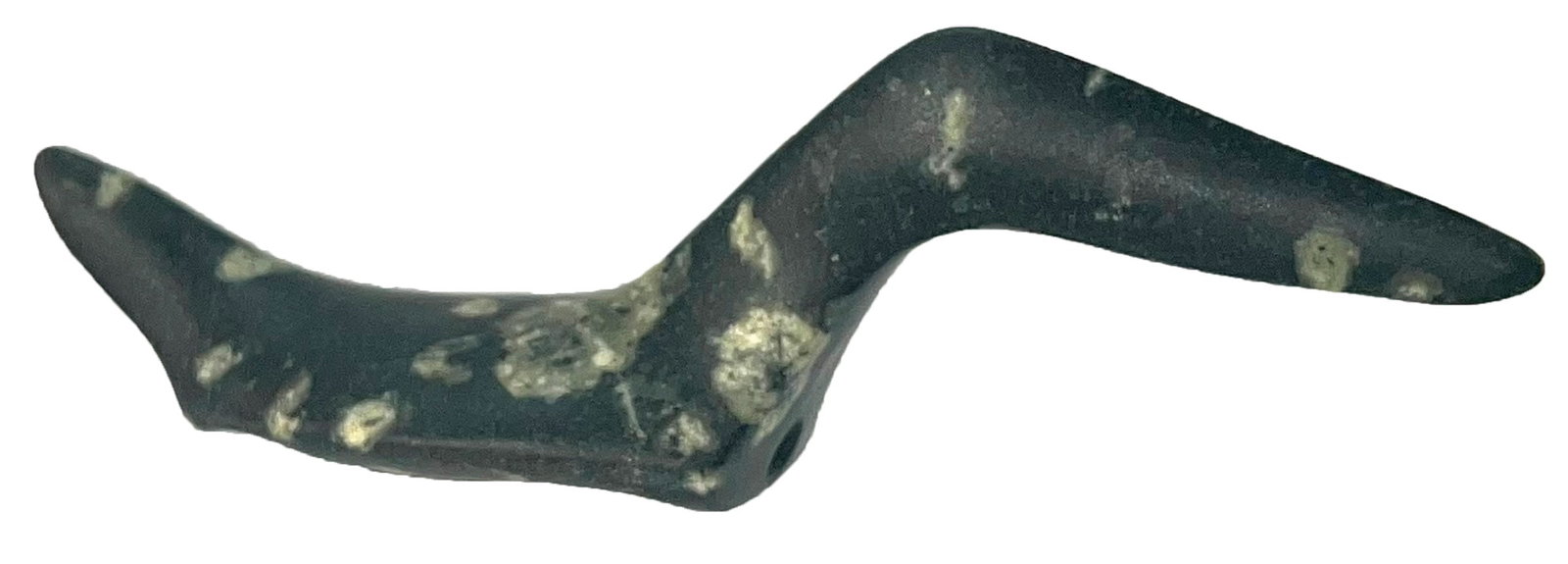 5 3/4" Porphyry Birdstone. Indiana. Ex B.W. Stephens (Bi-83). (1 of 6)