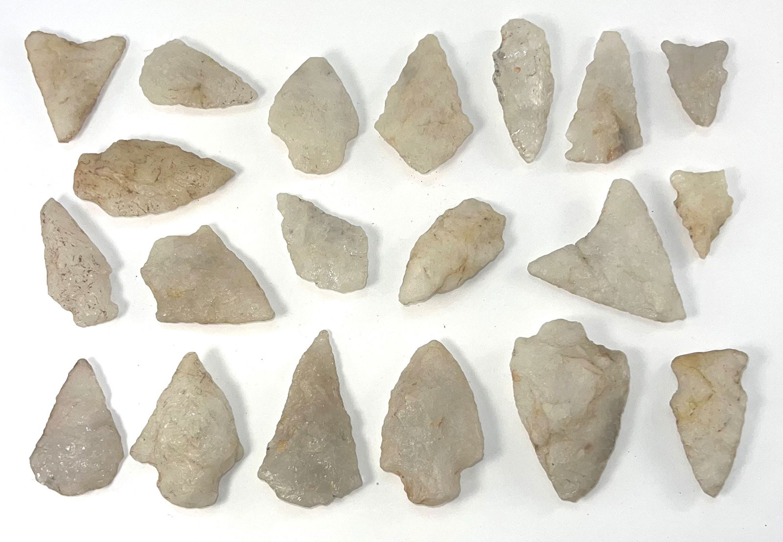 20 Quartz Points (1' to 2 1/4"). Georgia. Ex Noel Swanson. (1 of 1)