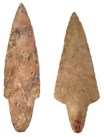 2 Adena Points. "Selling as is". Longest is 5". Ex Wally Zollman.