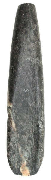 Black Hardstone Scooped Gouge. Stroud, West: 38. 10 7/8” Black Hardstone Scooped Gouge. New York State