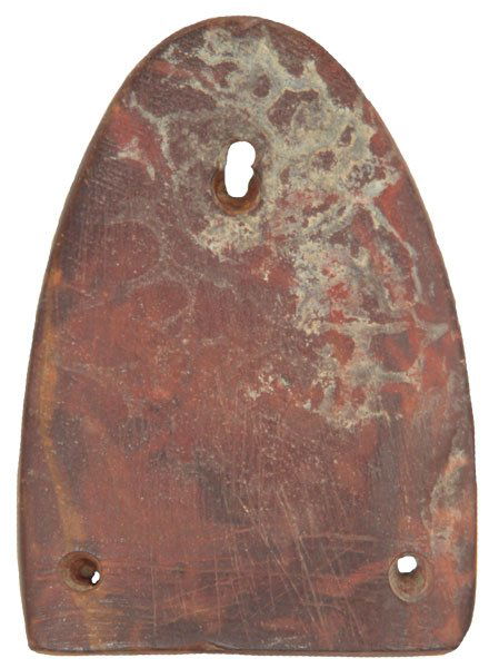 Three Salvaged Gorgets. TN. Found by Bob Morast: 67. Three Salvaged Gorgets (3 1/4” to 4 1/2”). Meigs Co, TN. Found by Bob Morast. Largest found in two pieces