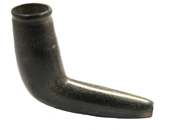 Creek Elbow Pipe. Hawkins Co, TN. Steatite: 106. 2 3/4” Creek Elbow Pipe. Hawkins Co, TN. Steatite. Stroud