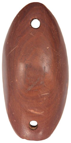 Claystone Humped Gorget. Savannah, TN. Stroud: 174. 3 5/8” Claystone Humped Gorget. Savannah, TN. Stroud